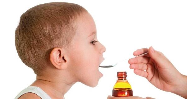 суспензія для лікування глистів у дитини